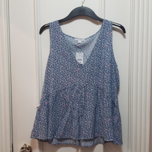 🛍️ NWT j. Crew factory floral tank top - Picture 1 of 3